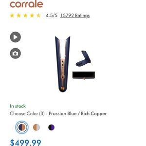 Dyson flat iron straightener